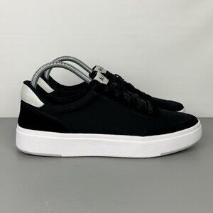Kizik Sneakers Shoes W9.5/M8 Black Prague Hands Free Step In Slip On Lace Up
